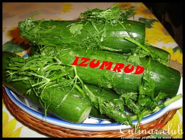 Малосольные огурчики