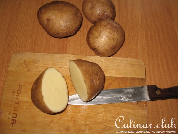 Картофель запечённый с начинкой