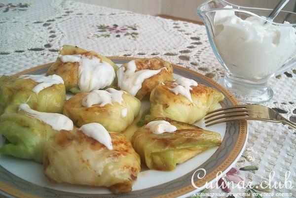 Капустные конвертики