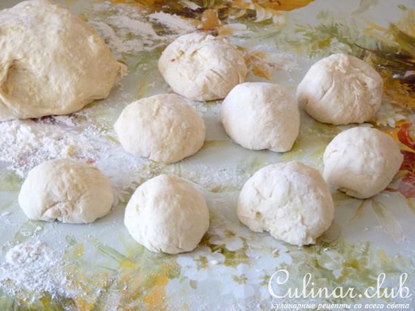 Картофельные лангоши с брынзой.