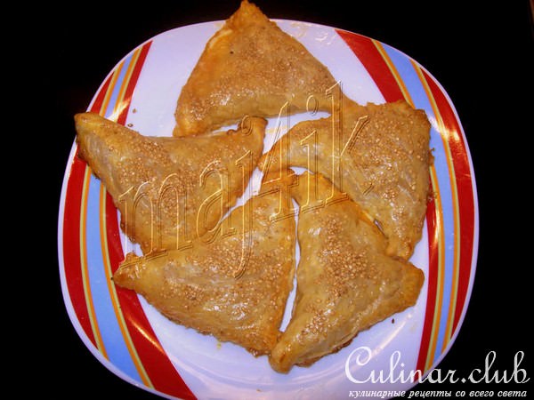 Треугольнички с мясом и не только
