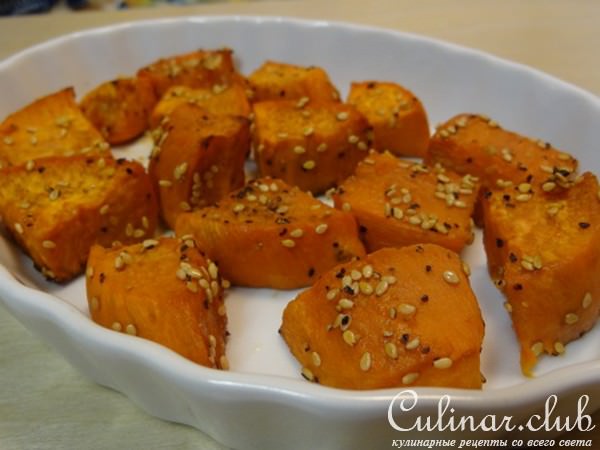 Сладкий Картофель с Кунжутными Семенами по Киккомановски !