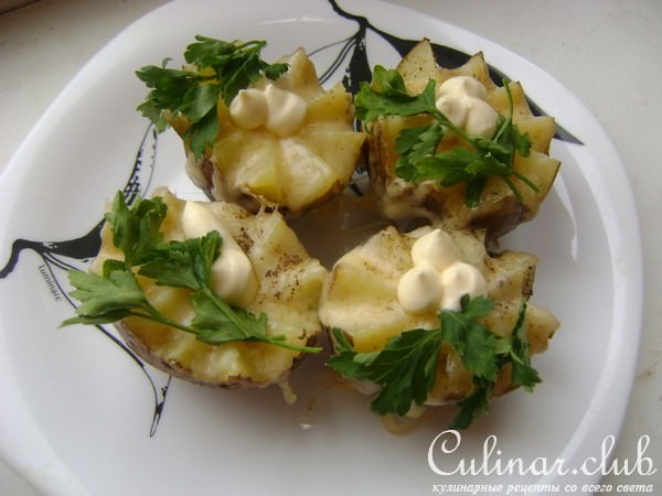 Картофельные розочки