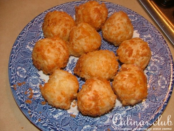 Сырные шарики с креветкой