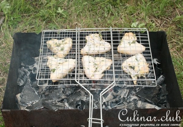 Куриные крылышки гриль