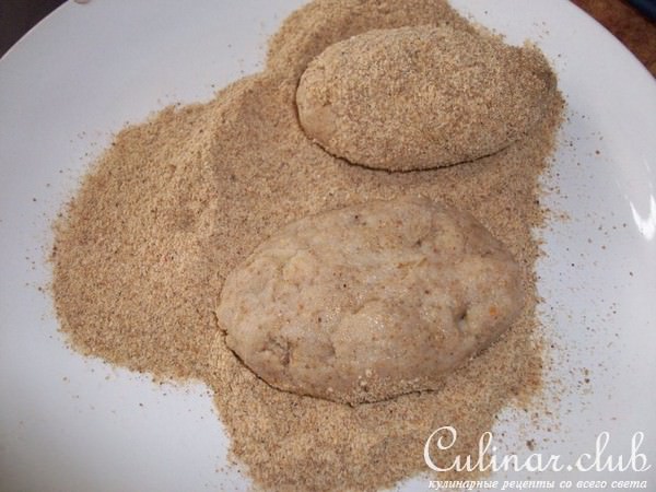 Зразы манные с капустой