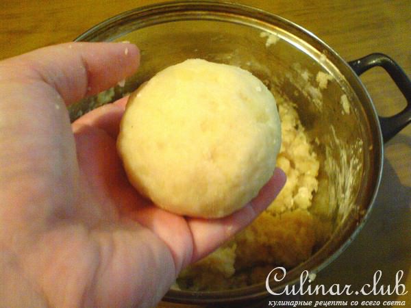 Картофельные ватрушки с грибами