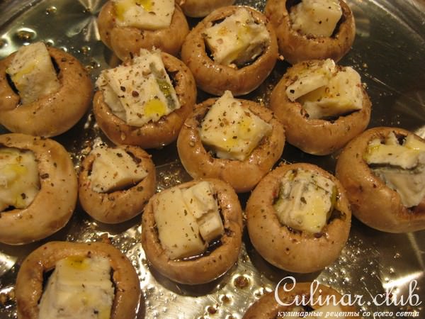 Funghi ripieni al gorgonzola ,   "" 