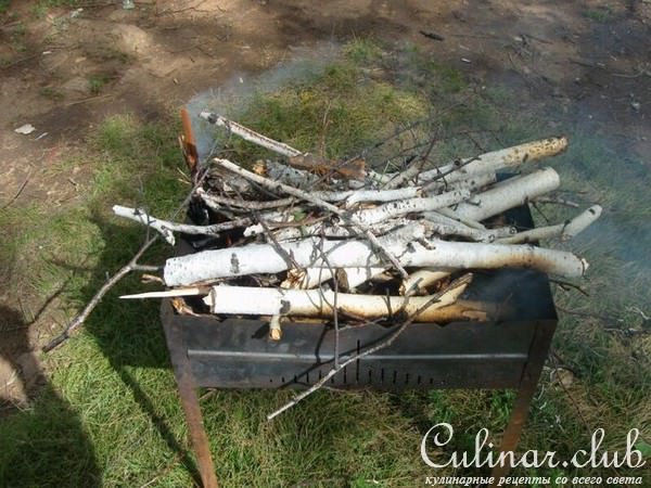 Окунь на углях