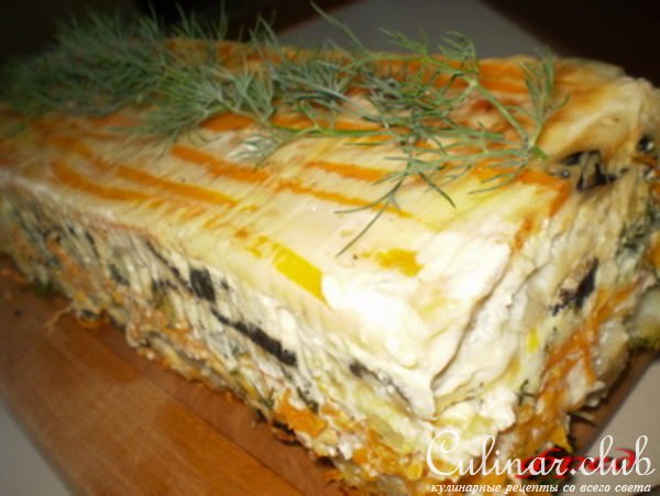 рыбный торт