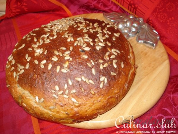 Хлебушек Солнечный - на закваске (с посвящением одному кулинарчику, который очень хочет печь хлеб)
