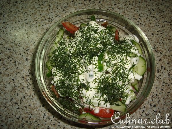 Салат "Ощущение легкости"
