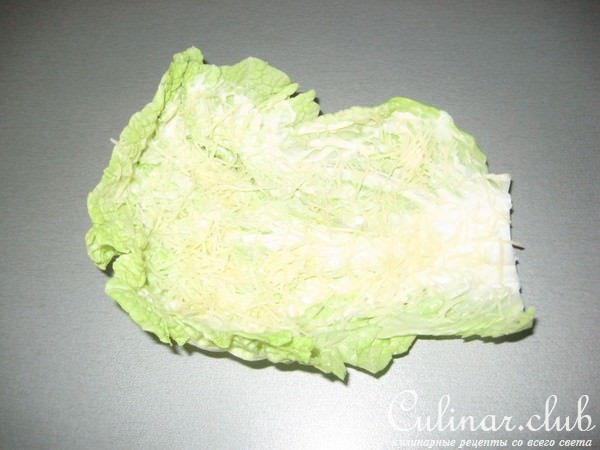 Рулетики с китайской капустой
