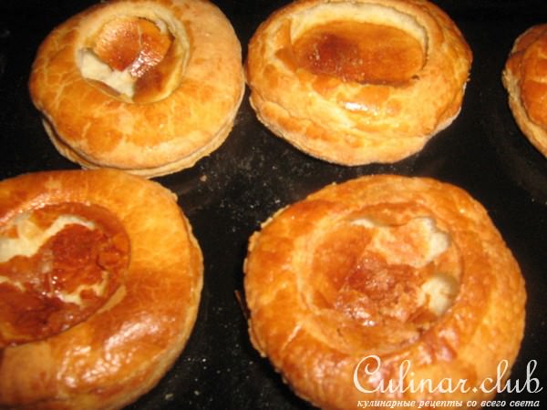 Слойки с начинкой.(Вариант лепки)