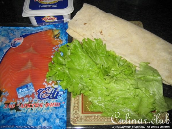 Рулет из форели