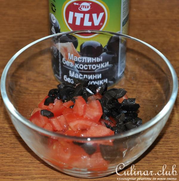 Закуска из томатов и феты