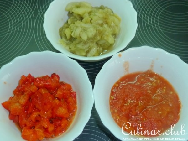 Овощные веррины с грецкими орехами и пикантной заправкой