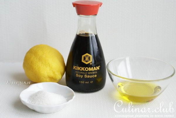 Салат из капусты с горячим соевым соусом