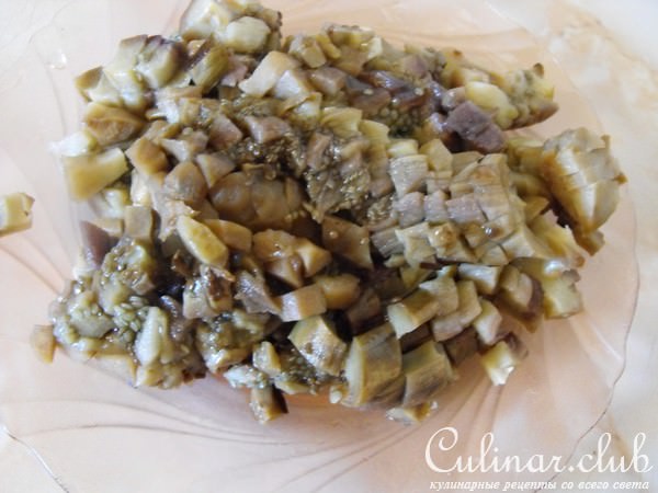 Баклажанная икра с яблоками.