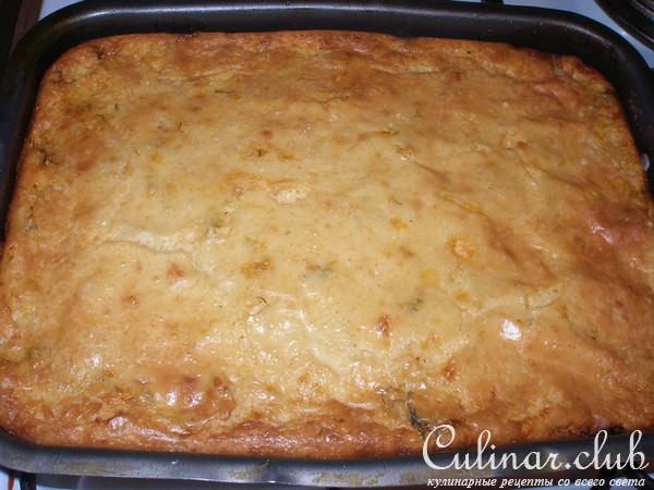 Заливной пирог с капусткой.