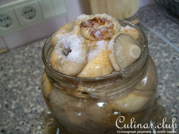 Опята маринованные и салатик из них...плюс бонус на ГРИБНУЮ тему...