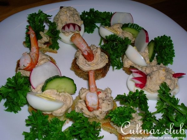 Канапе закусочные (1001 вариант)