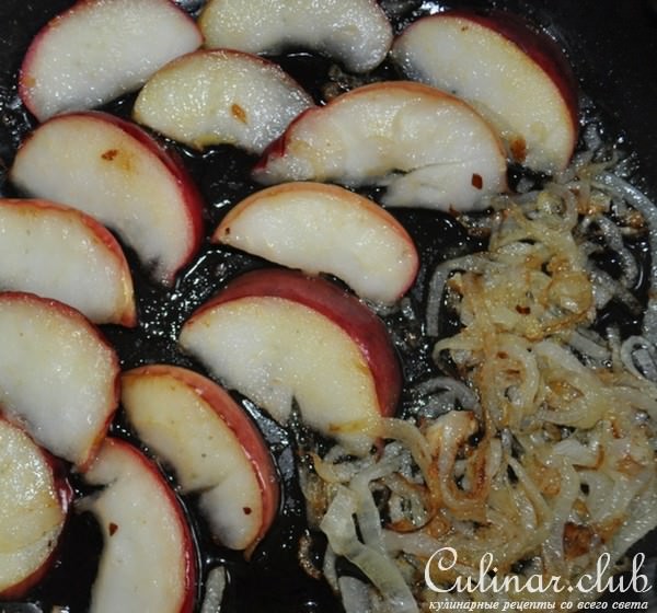 Закуска из сельди с яблоками