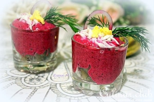 Праздничная мини-закуска из сельди