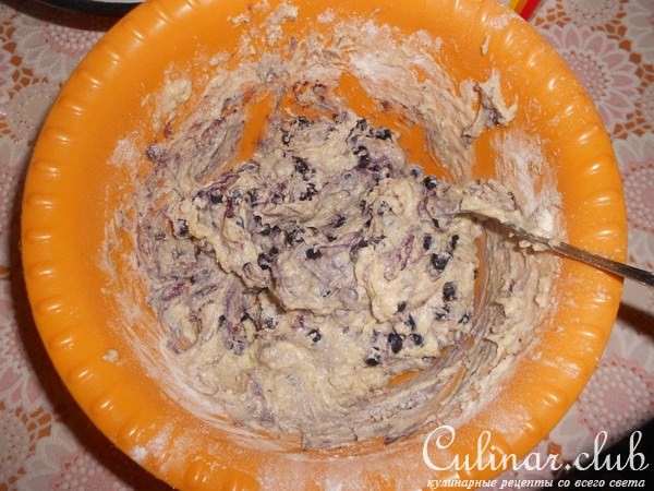 Маффины с черникой