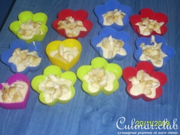 Кексики с бананом(вариант)