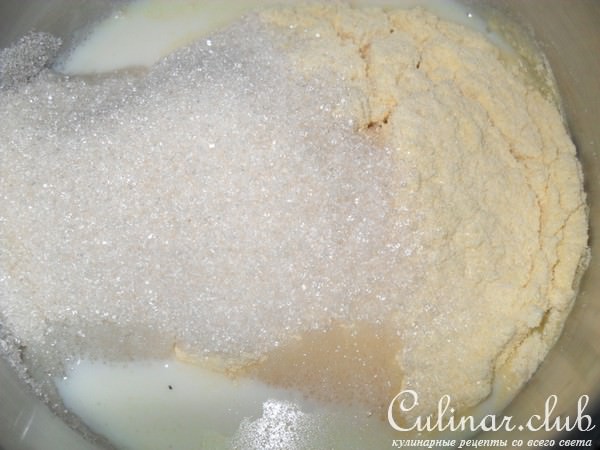 Бразильский кукурузный кекс Bolo de fub