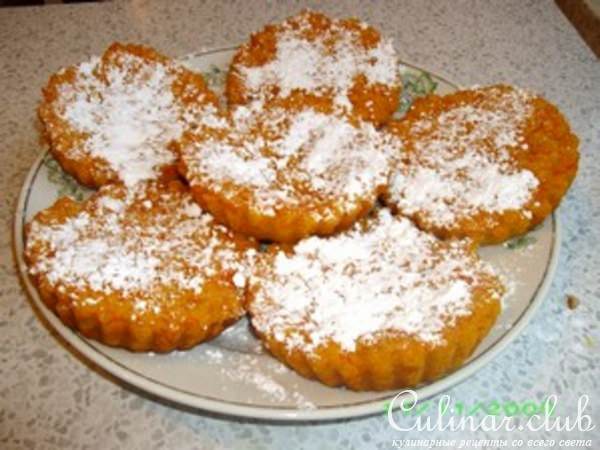 Маффины пшенные с тыквой