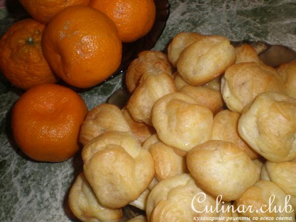 Профитроли со сгущенкой