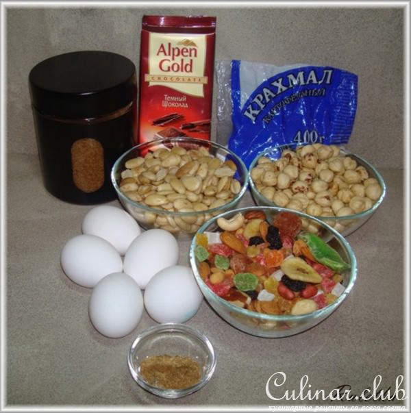 Пряники с цукатами и орехами "Искушение".