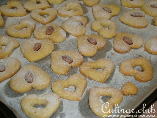 Песочное печенье с кокосовой стружкой