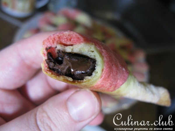 Печенье тросточки для Санты Клауса, рогалики и печенье " Спиралька "