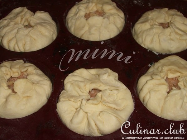 картофельные маффины с "ёжиками"