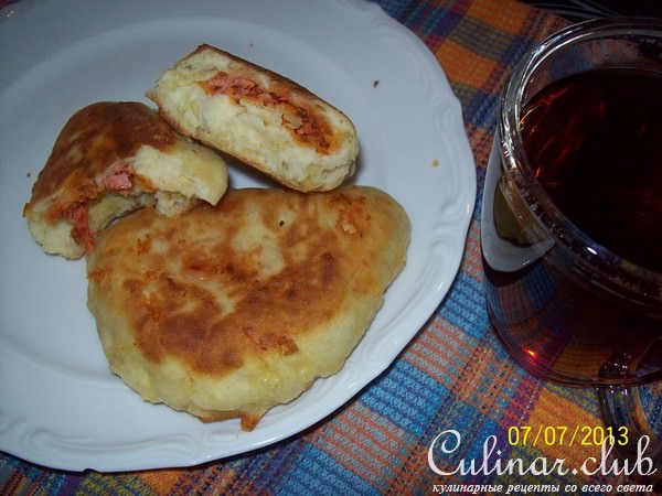Сырные пирожки на скорую руку.