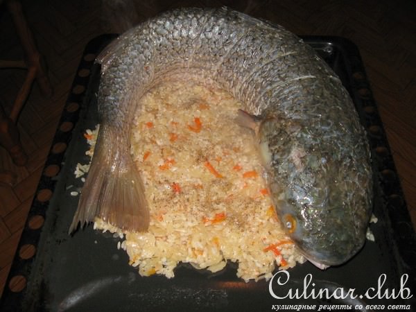 Карп запеченый (Рыба запеченая)