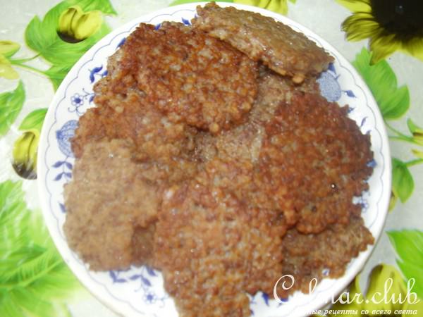 оладьи из гречки