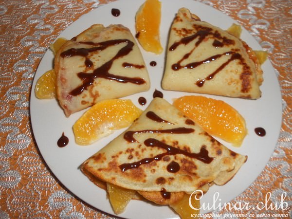 Апельсиновые блинчики