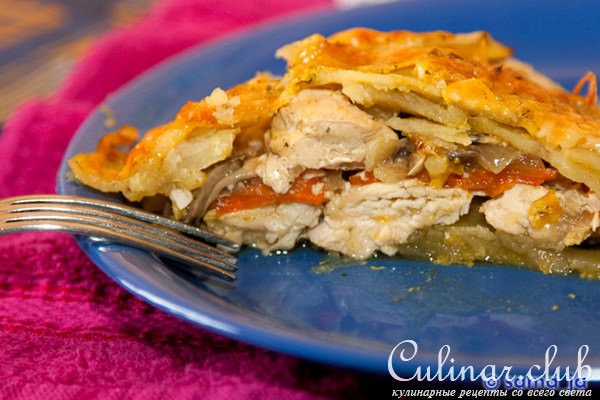 Запеканка куриная (МОЯ диета (4) к лету продолжается)