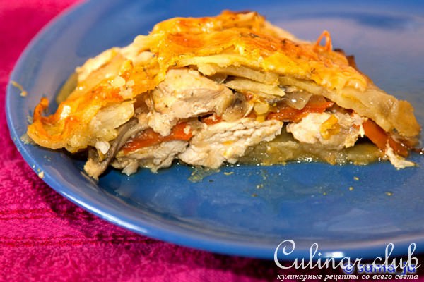 Запеканка куриная (МОЯ диета (4) к лету продолжается)