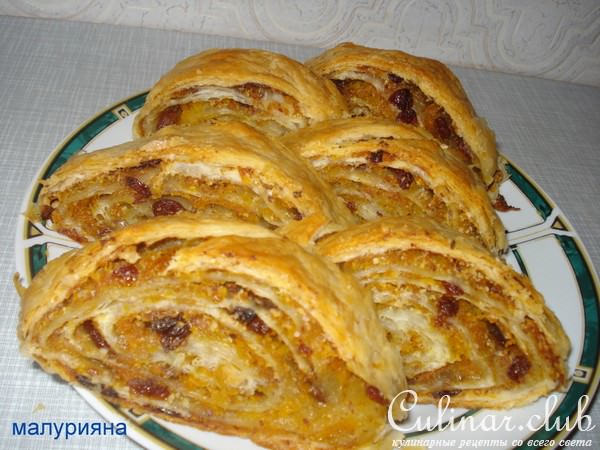 Рулет с тыквой
