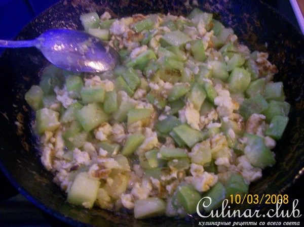 Салат из кабачков и цветной капусты