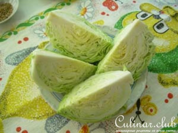 Запеченная молодая капуста