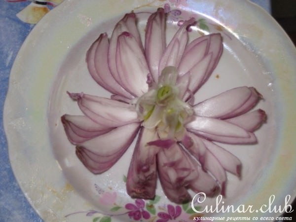 салат"Цветение".