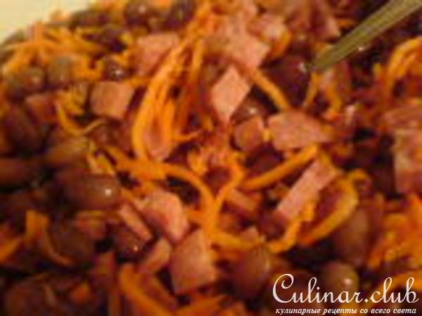 Салат с фасолью
