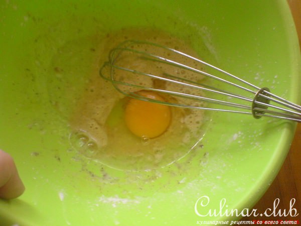 Куриный салат с блинчиками