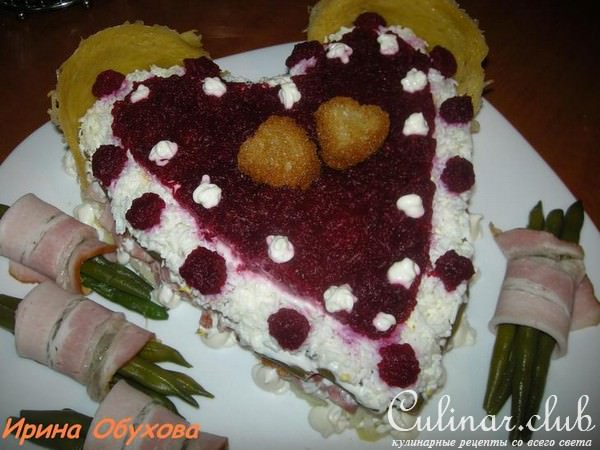 Салат «Валентинка»